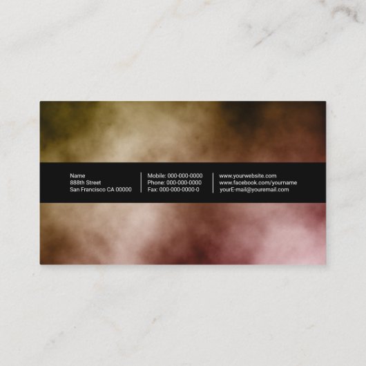 ダーティ 名刺 (裏面)