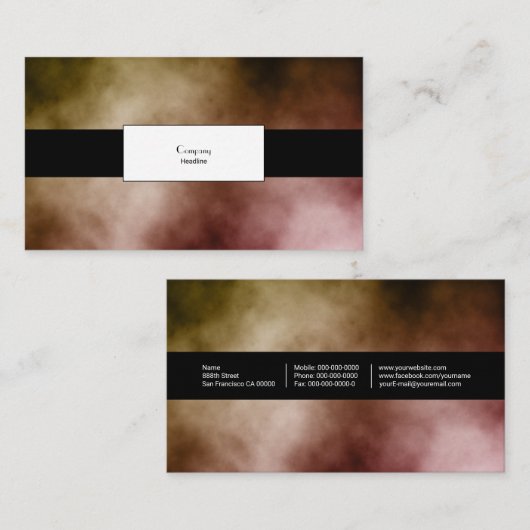 ダーティ 名刺 (正面/裏面)