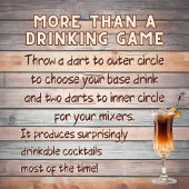 ダーテンダーランダムカクテルダーツボード ダーツボード