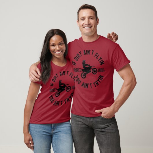 ダートおもしろいバイクアクセサリMXアパレルタイヤ Tシャツ (ユニセックス)