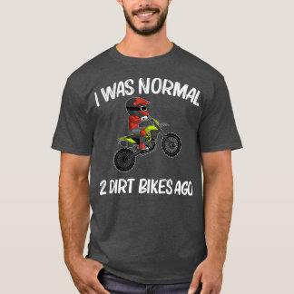 ダートおもしろいバイクギフト男性女性モトクロスライダー Tシャツ