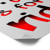 ダートは高速ライダーのためのダート自転車モトクロスおもしろい ポスター (角)