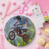 ダートサイクリングフール – Motocross Racers ペーパープレート (パーティー)