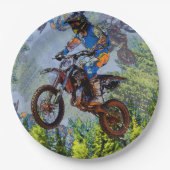 ダートサイクリングフール – Motocross Racers ペーパープレート (正面)