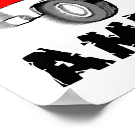 ダートスカイ救急車のポスターおもしろい ポスター (角)