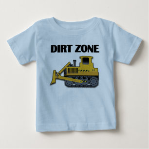 ダートゾーン(ブルドーザー) -ベビー素晴らしジャージーTシャツ ベビーTシャツ