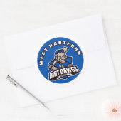 ダートダウグラウンドステッカー ラウンドシール (封筒)