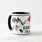 ダートダメ遊スダーティマグカップ – 地質学者ロックハウンド マグカップ (正面左)
