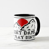 ダートダメ遊スダーティマグカップ – 地質学者ロックハウンド マグカップ (正面右)