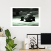 ダートトラックの夜の移動 ポスター (ホームオフィス)