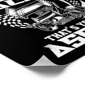 ダートトラックもしが嫌いなダートトラックレース ポスター (角)