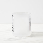 ダートトラックレーサーマグ（すりガラス） フロストグラスマグカップ (中央)