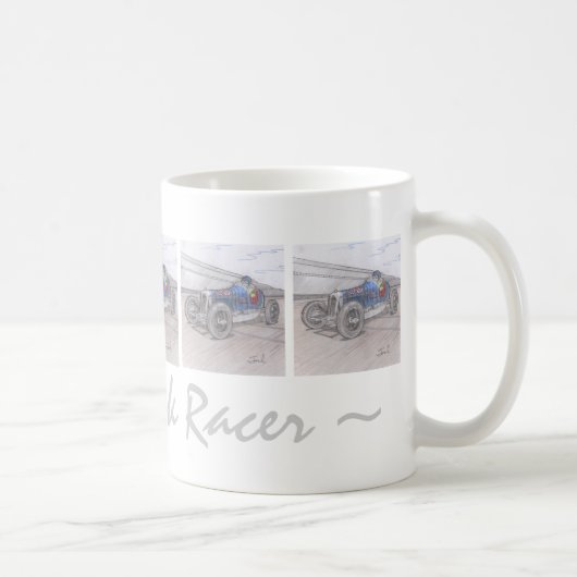 ダートトラックレーサーマグ コーヒーマグカップ (右)