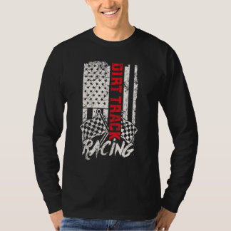 ダートトラックレーシングの衣装バイク Tシャツ