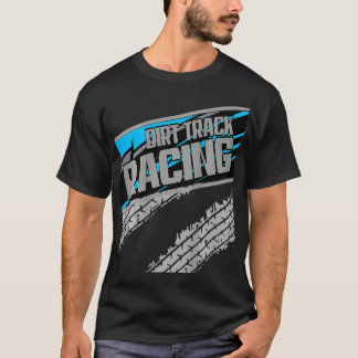 ダートトラックレーシングスプリントのレース修正競馬場 Tシャツ