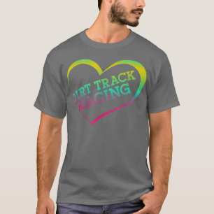 ダートトラックレーシングスプリント車ガールガールガールグランド Tシャツ