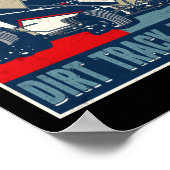 ダートトラックレーシングダートトラックレーシングスプリントカー ポスター (角)