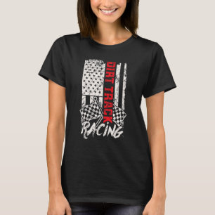 ダートトラックレーシング レース コスチューム オートバイ Tシャツ