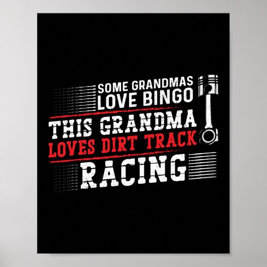 ダートトラックレースいくつかのグランドマラブビンゴこの ポスター (正面)