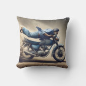 ダートバイクに乗るデアデビルマン クッション (正面)