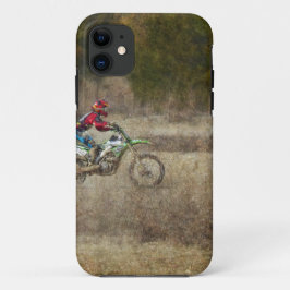 ダートバイクに乗る iPhone 11 ケース