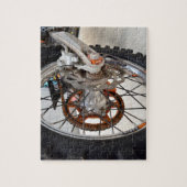 ダートバイクのバックホイールジグソーパズル ジグソーパズル (縦)