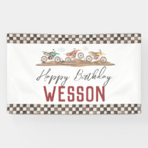 ダートバイクのバナー、ダートバイクのパーティー