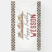 ダートバイクのバナー、ダートバイクのパーティー 横断幕 (縦)