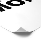 ダートバイクのママおもしろいポスター ポスター (角)