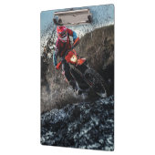 ダートバイクのライダー装飾用クッション クリップボード (左)