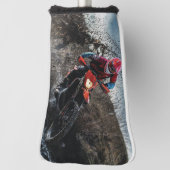 ダートバイクのライダー装飾用クッション ゴルフヘッドカバー (回転90)