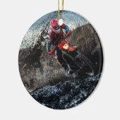 ダートバイクのライダー装飾用クッション セラミックオーナメント (左)