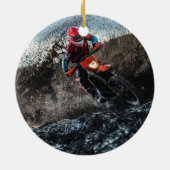 ダートバイクのライダー装飾用クッション セラミックオーナメント (裏面)