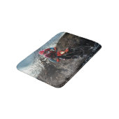 ダートバイクのライダー装飾用クッション バスマット (アングル)