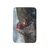 ダートバイクのライダー装飾用クッション バスマット (正面縦)