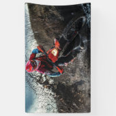 ダートバイクのライダー装飾用クッション 横断幕 (縦)