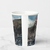 ダートバイクのライダー装飾用クッション 紙コップ (左)