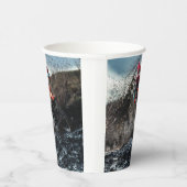 ダートバイクのライダー装飾用クッション 紙コップ (右)