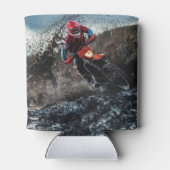 ダートバイクのライダー装飾用クッション 缶クーラー (裏面)