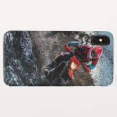 ダートバイクのライダー装飾用クッション Case-Mate iPhoneケース (裏面(横))