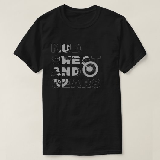 ダートバイクの名言 Tシャツ (デザイン正面)