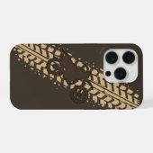 ダートバイクの泥 iPhoneケース (裏面横)