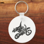 ダートバイクを使用したフリースタイリング キーホルダー (正面)