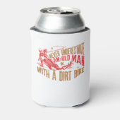 ダートバイクを持つ老人を決して過小評価しない 缶クーラー (缶裏面)