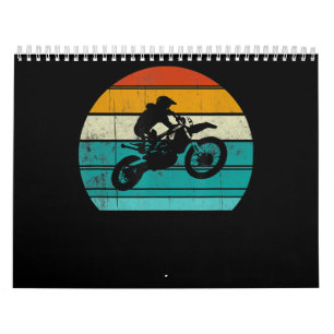 ダートバイクオートバイギフト男性へ カレンダー