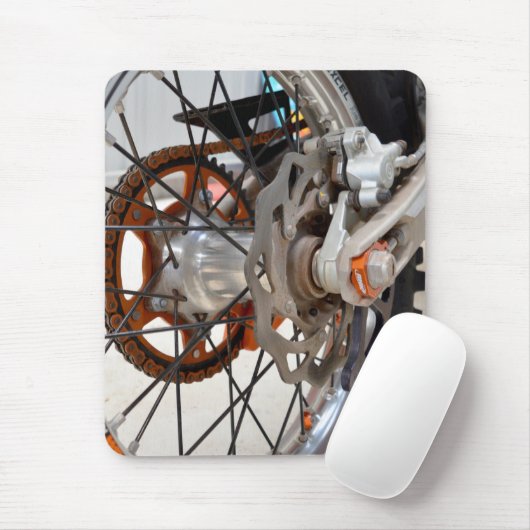 ダートバイクオートバイクホイールコグ、マウスパッド マウスパッド (マウス)
