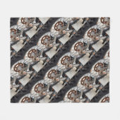 ダートバイクオートバイクホイールコグ、メッドフリースブランケット フリースブランケット (正面(横))