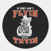 ダートバイクオートバイスーパークロスMXモトクロス ラウンドシール (正面)