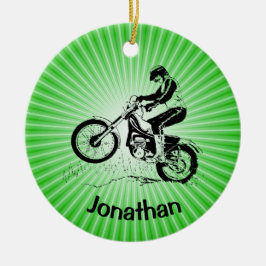 ダートバイクオーナメント セラミックオーナメント