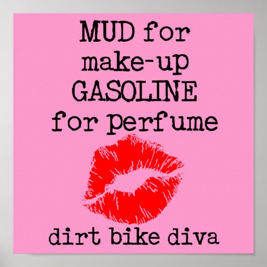 ダートバイクディバモトクロスポスターサイン ポスター (正面)